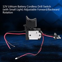 7.2 V - 24 V Lithium Battery Cordless Drill Speed Control Trigger Switch With Small Light