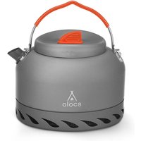ALOCS 0.8L/1.4L Aluminum Alloy Lightweight Portable Quick-heat Water Kettle for Outdoor Camping Cooking