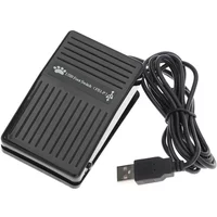 USB Foot Switch Keyboard Pedal for HID PC Computer USB Action Switch Control Pre-Program Key Functions Mouse PC Game