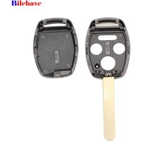 jingyuqin 2/3/4 Buttons Remote Car Key Shell Case For Honda Cr-V Civic Insight Ridgeline 2003 2008 2009 Fob Replacemnt