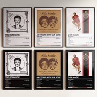 Bruno Mars The Romantic Poster Album Art Cover Songs Music Rap Wall Waterproof Paper Sticker For Living Room Home Decor