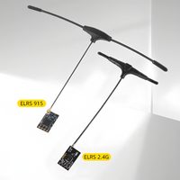 ELRS 915MHz / 2.4GHz NANO ExpressLRS Receiver With T type Antenna Support Wifi Upgrade for RC FPV Traversing Drones Parts