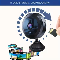 Wireless Mini WiFi Security Camera Night Vision Motion Detection Rechargeable Easy Mount App-Controlled Home Surveillance