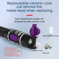 FTTH Fiber Optic Cable Tester Pen 1/10/20/30/50mw Visual Fault Locator SC/FC/ST 2.5mm Interface VFL Optical Fiber Test Tool
