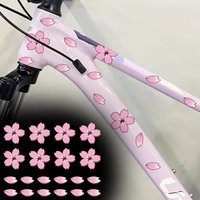 AliExpress NONE Bicycle Motorcycle Car Cherry Blossom Sticker Body Life Decoration Waterproof Scratch Cover Scratch Sticker Creative Life DIY