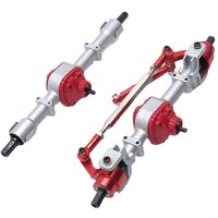 Metal upgrade Steel gear front and rear axle assembly For MN 1/12 D90 D91 D96 MN98 99S RC Car Parts