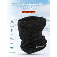 AliExpress West Biking WEST BIKING Winter Cycling Scarf Bandana Fleece Neck Warmer Stretchy Skin-Friendly Face Mask Headwear for Skiing Running Hiking