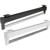 Heavy Duty Pull-Out Closet Valet Rod Adjustable Wardrobe Clothing Rail Top Mount Wardrobe Hanger Rack Bar Ball Bearing Slide