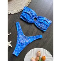 Micro Bikini Push Up Women Swimsuits 2026 Sexy Female Swimwear Brazilian Bikini Set Thong Biquini Swim Suits Print Beachwear