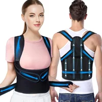 Back Brace Posture Corrector for Women and Men, Shoulder Straightener, Adjustable Full Back Support, Upper and Lower Back Brace