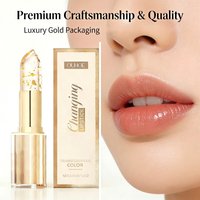 Color Changing Lip Balm Gold Foil Lip Balm – Hydrating & Plumping Lip Butter Natural Tint Shine Prevent Cracking Nourish Dry Lip