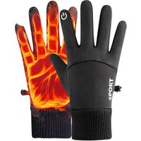 AliExpress NONE Winter Warm Full Fingers Waterproof Wind proof Cycling Outdoor Sports Running Motorcycle Ski Touch Screen Fleece Gloves