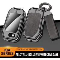 Zinc Alloy Key Case Cover Shell For KIA Sportage R Stinger GT Sorento Ceed CD Cerato Forte SELTOS 2018 2019 Auto Accessories