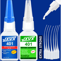 Super Glue 401: Cyanoacrylate Adhesive – Instant Glue, Quick-Drying, Waterproof, Suitable for Metal, Plastic, and Wood