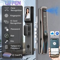 Wifi Wishome APP Face Recognition Smart Door Lock With Camera Video Call Voice Intercom Digital Door Lock Automatic Door Lock