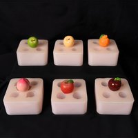 Fruit Silicone Molds 3d Apple Peach Ugli Fruit Cherries Nashi Pear Mousse Fondant Candy Chocolate Mould Cake Decorating Tools