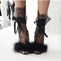 BKLD Womens Socks 2026 Summer Sexy Lace Floral Transparent Socks Women Mesh Women Girl Socks Elastic Fashion Lady Short Socks