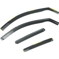 4pcs Front Window Wind Rain Sun Deflectors Protector Guard Sheet Tint Tea translucent For BMW X1 F48 SUV 2015-2022