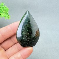 Natural Green Sand Crystal Ornament Massage Meditation Chakra Spiritual Free Form Home Decor Unique Holiday Gift