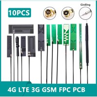 10PCS Full Band 4G LTE 3G GSM FPC PCB Omni WiFi Antenna High Gain 7~12dbi 698~2700Mhz Internal Flexible Board Aerial U.fl