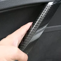 Accessories 2015-2019 Carbon Fiber Style Inner Door Armrest Handle Cover Trim for VW Golf 7 7.5 MK7