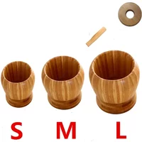 1pcs Kitchenware Garlic Press Pounder Ginger Crusher Handled Pestle Mortar Mincer S M L
