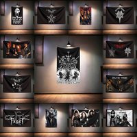 Rock Music Flag for Celtic Frost Fans Banner HD Print Brass Grommet Garage Bedroom Living Room Dorm Wall Decor Tapestry
