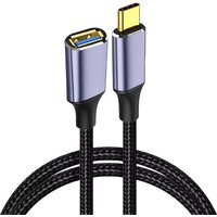 Type-C to USB 3.0 A Cable OTG Adapter Line High Speed Data Cord Male to Female Extension Wire For Laptop Keyboard Mouse Car
