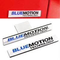 3D Metal Car Trunk Grill Badge Bluemotion Emblem Sticker For VW Passat B8 Polo Golf 6 7 Logo Bluemotion Volkswagen Accessories