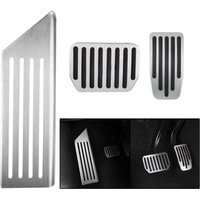 Aluminum Alloy Foot Pedal For Tesla Model 3 Y Rest Brake Pedals With Rubber Pads Cover Car Accessories