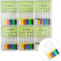 Dental Tools Root Cannal Endo H File 21mm 25mm 31mm Stainless Steel Endodontic Instruments Dentist Dentistry Odontologia