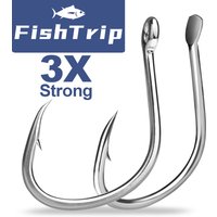FishTrip Jigging Hooks Saltwater Hook Fishing Assist Hook SLOW PITCH Heavy Duty Sea Fishing Hook Big Game Hook