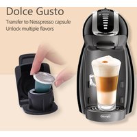 Wiederverwendbarer Kapseladapter für Dolce Gusto Kaffeekapsel, Konvertierung, kompatibel mit Genio S, Piccolo Machine Coffee Accesso