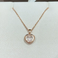 925 Sterling Silver Necklace Happy Move Stone 5A Zirconia Heart Pendant Necklaces Sets For Women Fine Jewelry