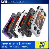 2026 R36H Retro Handheld Video Game Console 3.5‘’ IPS Screen 3000 mAh Open Source Linux System Portable Players For Boys Gift