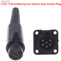 【MAX-55】JB-C245 T210 Soldering Iron Station Dedicated 6-core Plastic Plugs And Sockets DIY Accessories