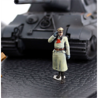 1:72 Modell Bemalte 3-teilige Figuren Deutscher Armee-Offizier Luftwaffen-Offizier Soldaten Actionfiguren DIY Szenen-Zubehör Sammlerstück Ausstellungsstück
