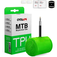 AliExpress CYCLAMI Ultralight Bike Inner Tube 26 27.5 29 Inches MTB Bicycle TPU Material Tire 45mm French Valve Super Light Anti-Oxidation