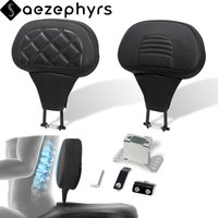 Motorcycle Driver Backrest Pad Mounting Kit Adjustable Detachable for Harley Touring CVO Electra Street Glide Road King 09-25