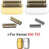 For Kemei KM-TX1 Electric Shaver Original High Quality Replacement Double Foiled Blade Net Cover Repair Accessories Wholesales