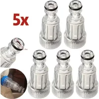 1/2/5x Thread Faucet Quick Connector Car Washing Machine Water Filter High Pressure Washer Garden Pipe Hose Adapter For K K2-K7