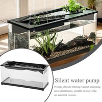 Small Fish Tank Acrylic Clear Desk Aquarium With Filter Fish Tank Starter Kits With Air Pump For Tabletop Living Room Studio