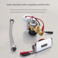 Automatic Flush Valve Kits for Toilets, Infrared Sensor Controlled DC Valve and Tank Flush Sensor Button Smart Toilet Automatic
