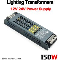 12V 24V 150W DC Power Supply Lighting Transformers AC 190V-220V to 12 24 V Volt 12.5A 150W LED Driver Switching Power Supply