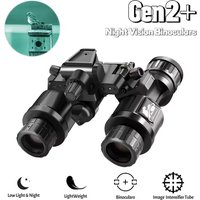 Gen2+ Night Vision Goggles Low Light IR Head Mounted Binocular White Phosphorescence Image Intensifier Tube for Darkness Patrol