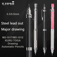 Uni Mechanical Pencil Mitsubishi KuruToga Auto Roulette Self-sharpening Core Propelling Pencils Stable Writing Drawing Supplies