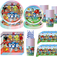 Steal a Brainrot Birthday Party Decor Kids Disposable Tableware Set Plate Cup Napkins Balloon Esok Sekolah Baby Shower Supplies