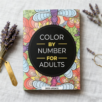 Color By Number For Adult Colouring Book: A Unique Background Paper Adult Colouring Book For Men Women & Teens Stress Relief