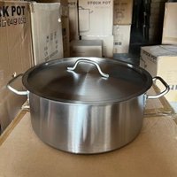 thickening Stainless Steel Soup Pot with compound bottom for Gas and Induction Cooker