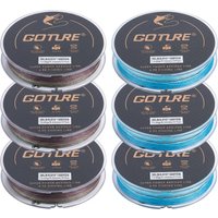 Goture 275m Braided Fishing Line 4 Strands 0.14-0.24mm 15-30Lb Super Strong Saltwater Multifilament 4W PE Fishing Line